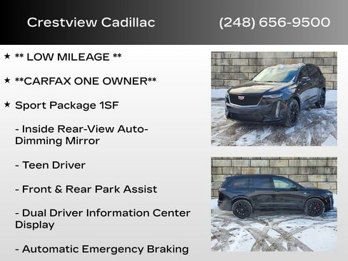Used 2022 Cadillac XT6 Sport w/ LPO, Onyx Lite Package image 6