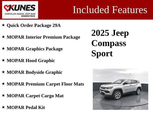 New 2025 Jeep Compass Sport w/ Mopar Graphics Package image 3