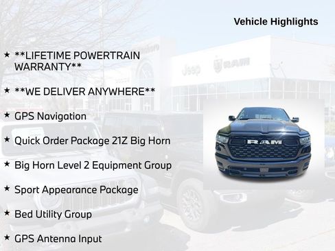 Used 2025 RAM 1500 Big Horn AWD/4WD image 5