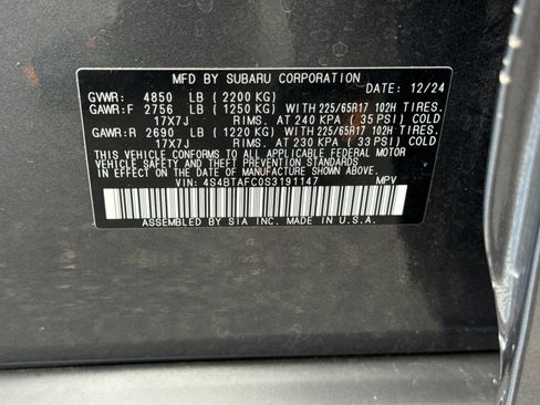 Certified 2025 Subaru Outback Premium image 33