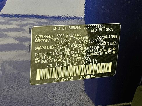 New 2026 Subaru Outback Premium AWD/4WD image 31