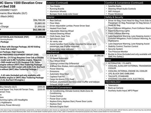 Certified 2024 GMC Sierra 1500 Elevation w/ LPO, Elevation Black Package AWD/4WD image 10