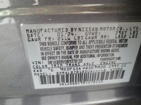 Used 2024 Nissan Sentra S FWD image 33