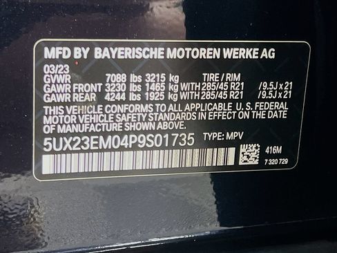 Used 2023 BMW X7 xDrive40i w/ M Sport Package AWD/4WD image 35