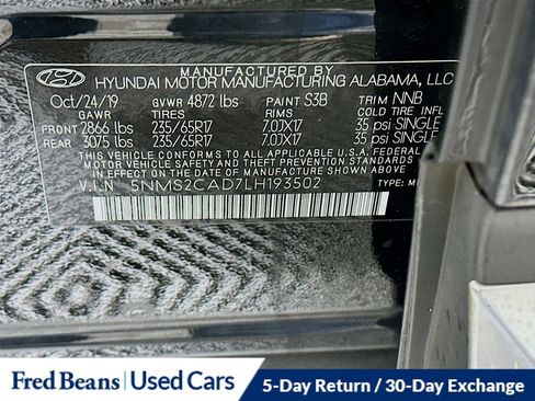 Used 2020 Hyundai Santa Fe SE image 31