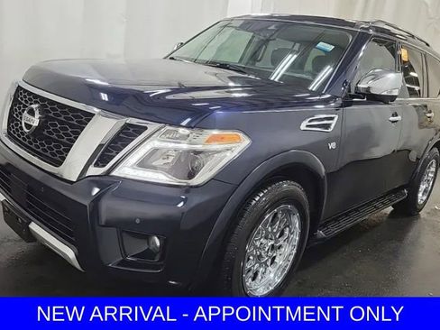 Used 2019 Nissan Armada Platinum w/ Captain's Chairs Package RWD image 1