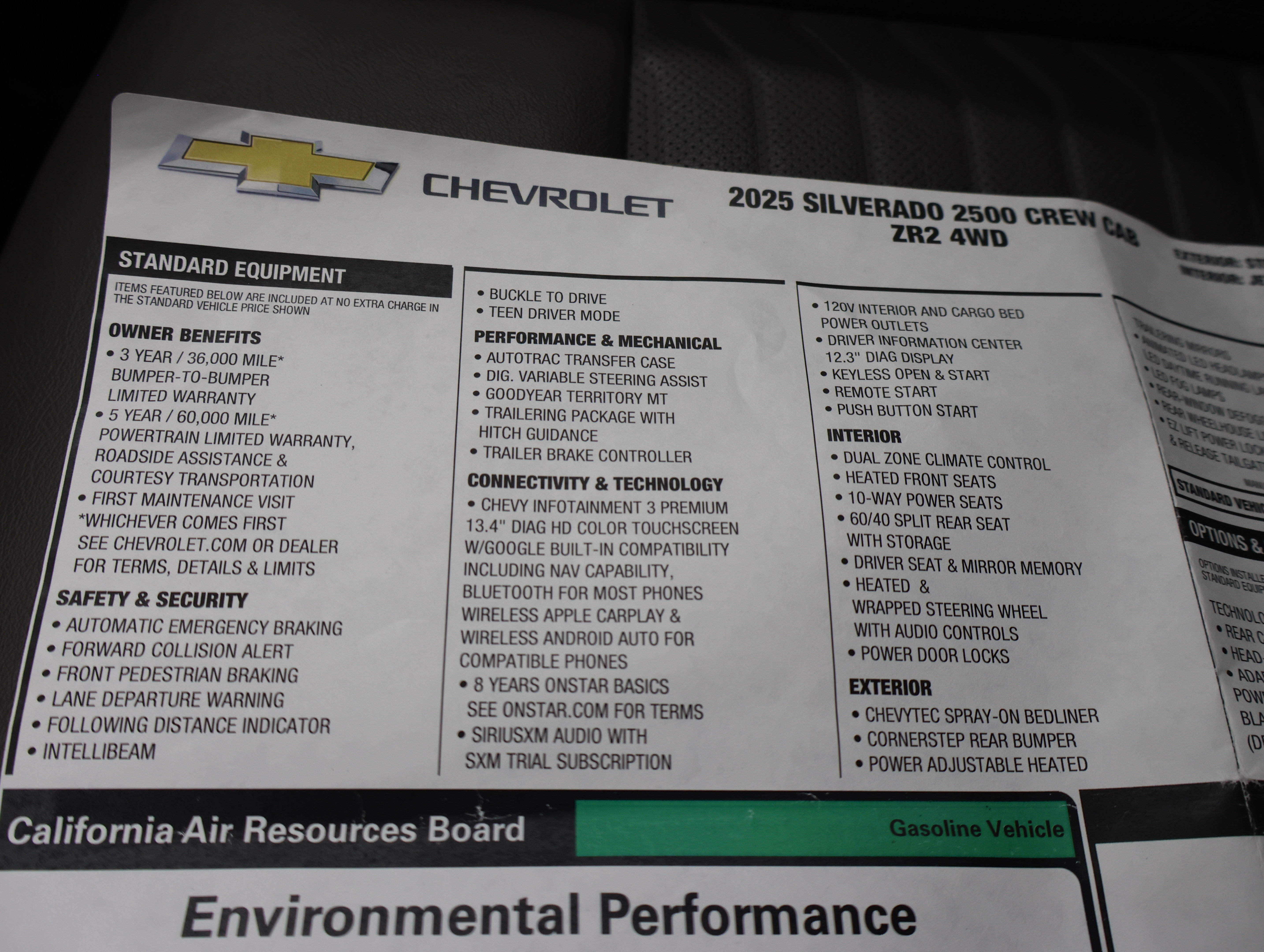 Used 2025 Chevrolet Silverado 2500 ZR2 w/ Technology Package AWD/4WD image 70