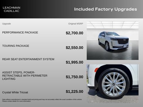 Certified 2024 Cadillac Escalade Premium Luxury w/ Performance Package AWD/4WD image 11