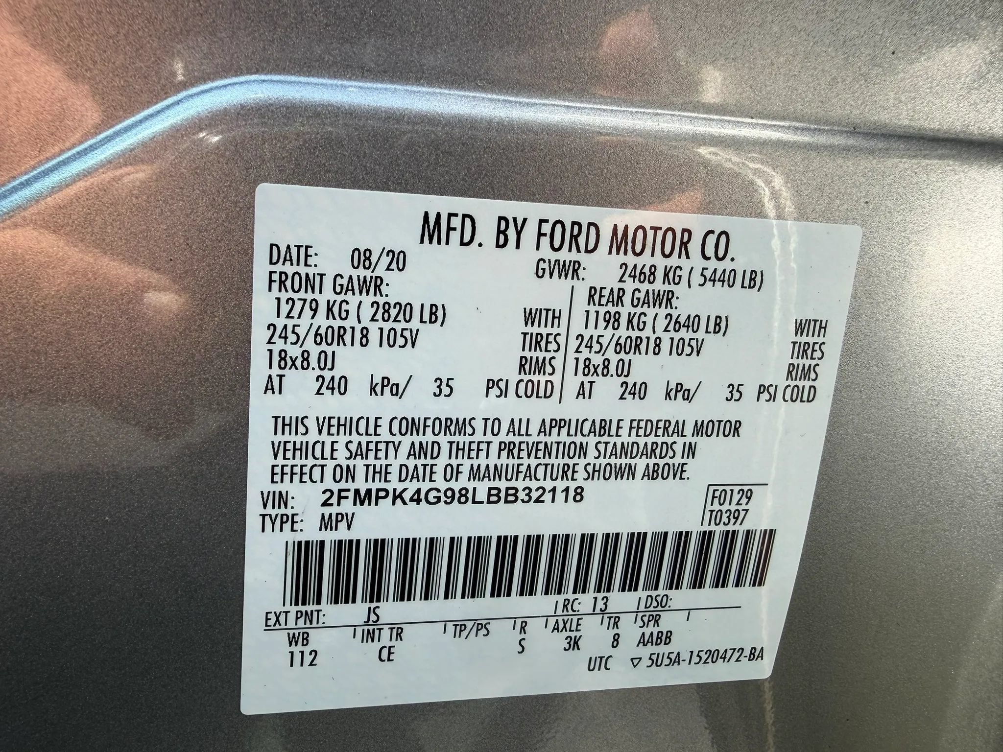 Used 2020 Ford Edge SE AWD/4WD image 25