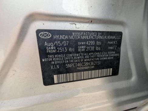 Used 2008 Hyundai Sonata GLS FWD image 39