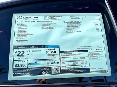 New 2026 Lexus IS 350 F Sport RWD image 22