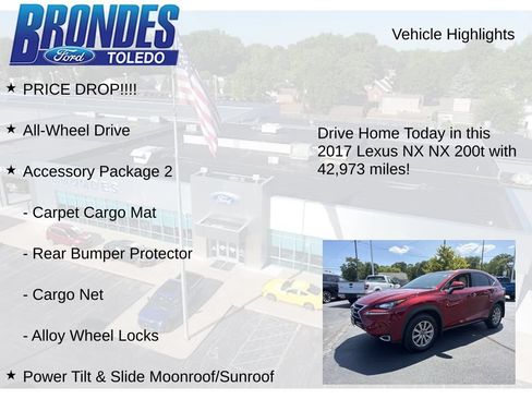 Used 2017 Lexus NX 200t AWD w/ Accessory Package 2 image 5