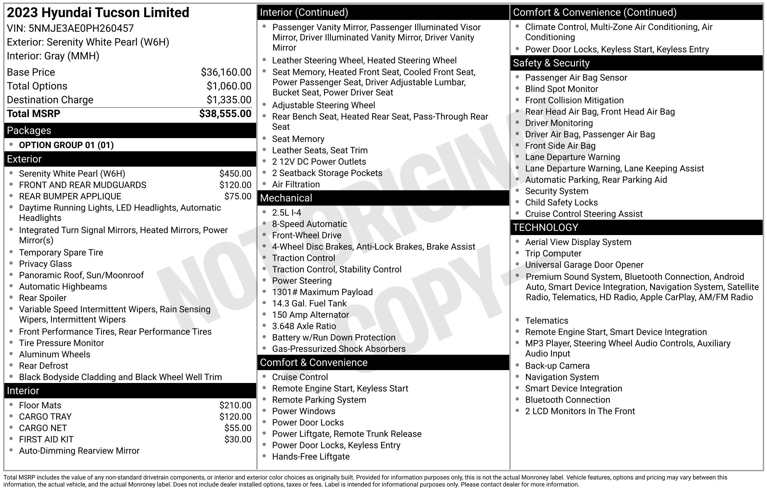 Used 2023 Hyundai Tucson Limited FWD image 2