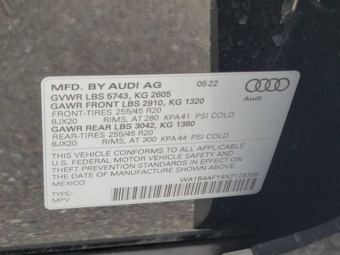 Certified 2022 Audi SQ5 Premium Plus AWD/4WD image 32