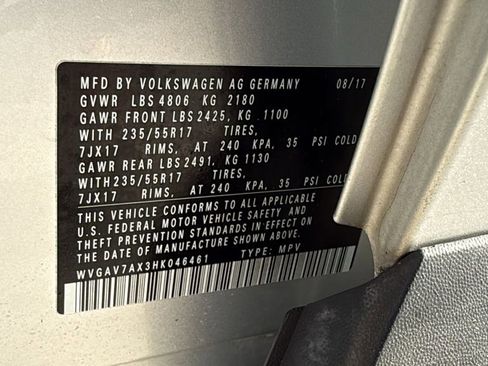 Used 2017 Volkswagen Tiguan Limited w/ Premium Package image 43