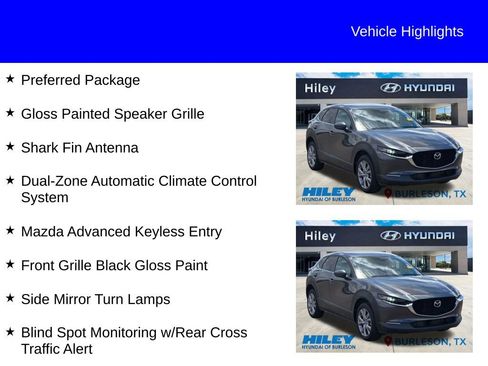 Used 2020 MAZDA CX-30 AWD w/ Preferred Package image 10