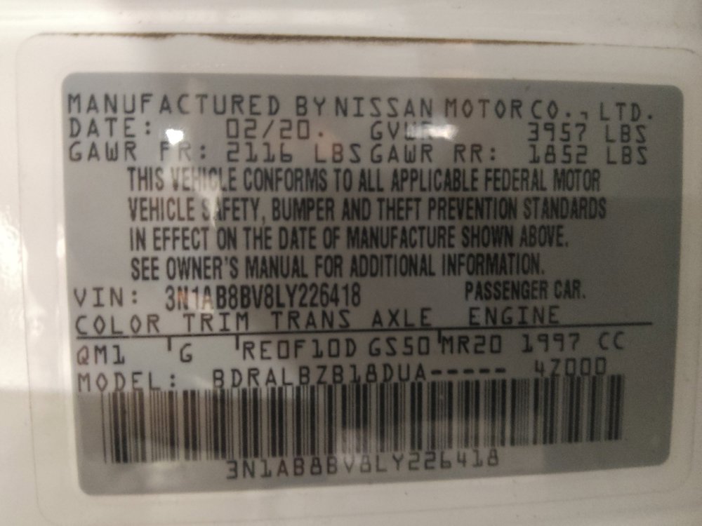 Used 2020 Nissan Sentra S FWD image 33