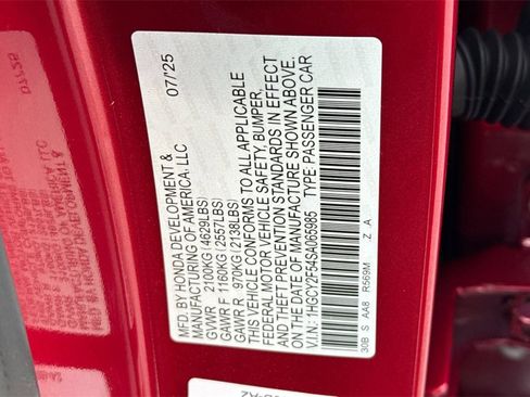 Certified 2025 Honda Accord Sport image 26