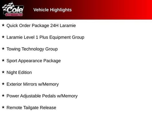 Used 2025 RAM 3500 Laramie w/ Sport Appearance Package image 5