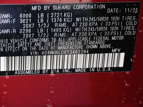 New 2026 Subaru Ascent Bronze Edition image 22