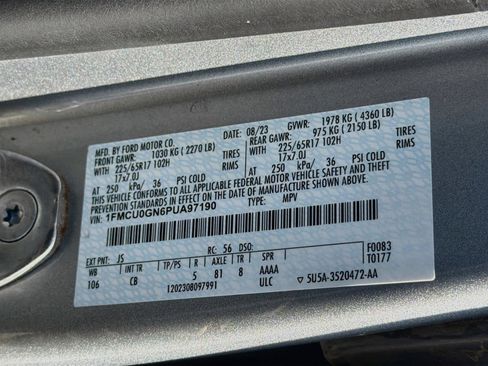 Used 2023 Ford Escape Active w/ Tech Pack #1 FWD image 35