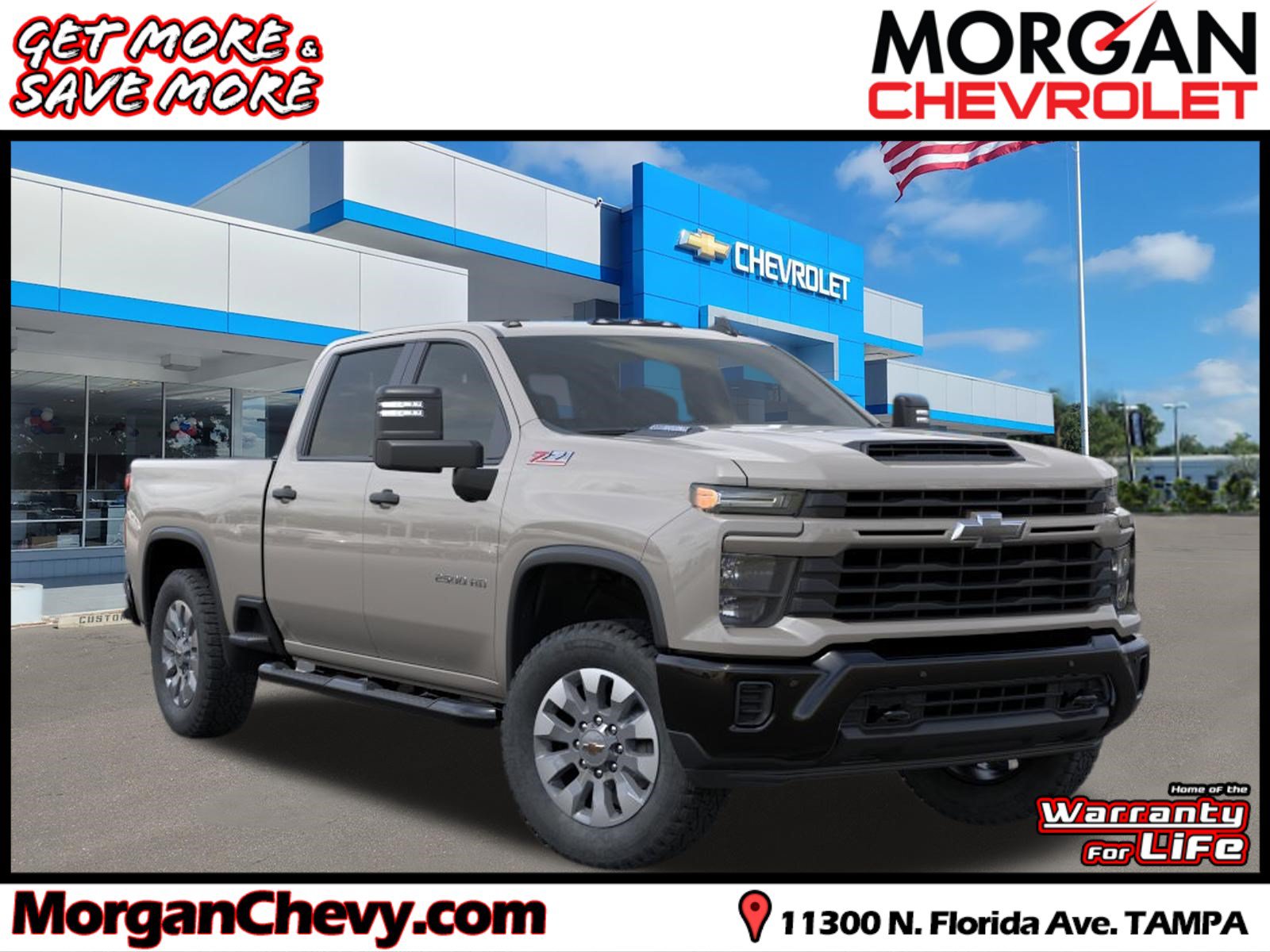 New 2026 Chevrolet Silverado 2500 Custom w/ Custom Value Package AWD/4WD image 1