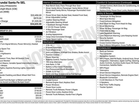 Used 2023 Hyundai Santa Fe SEL FWD image 37