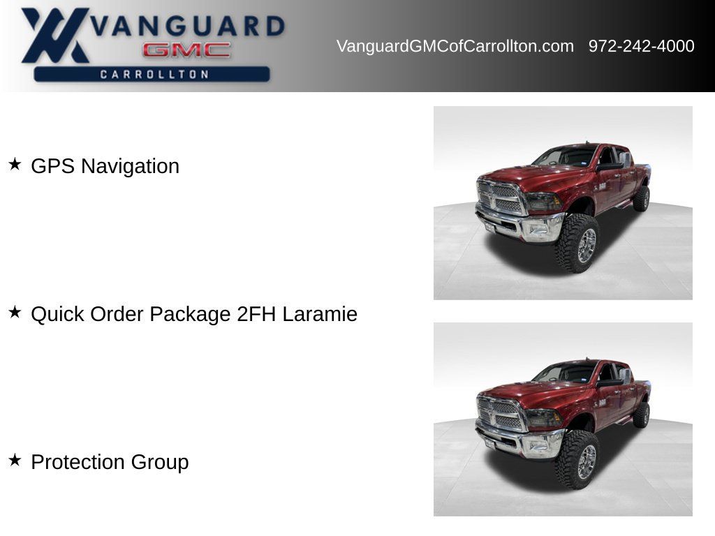 Used 2015 RAM 2500 Laramie w/ Protection Group AWD/4WD image 2