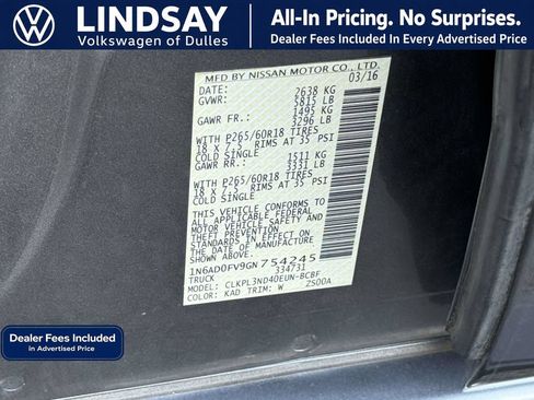 Used 2016 Nissan Frontier SL AWD/4WD image 29
