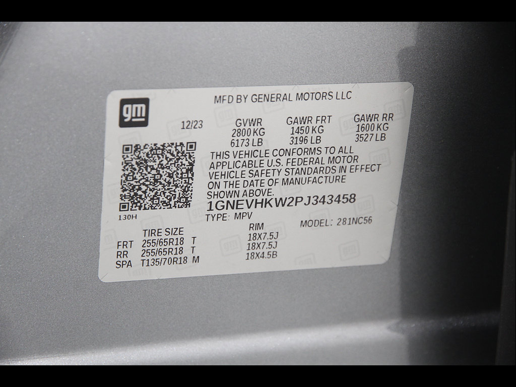 Certified 2023 Chevrolet Traverse LT AWD/4WD image 25