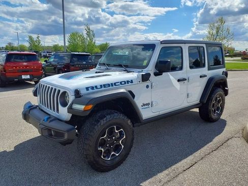 Used 2022 Jeep Wrangler Unlimited Rubicon 4xe w/ Cold Weather Group AWD/4WD image 1