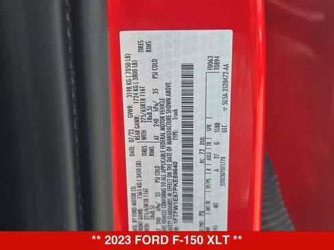 Used 2023 Ford F150 XLT AWD/4WD image 33