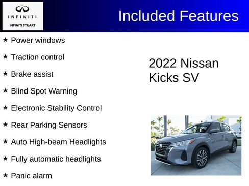 Used 2022 Nissan Kicks SV image 3