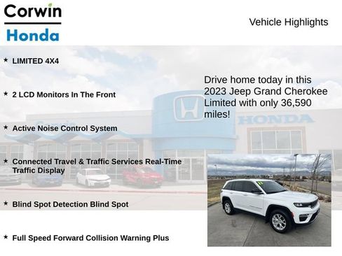 Used 2023 Jeep Grand Cherokee Limited AWD/4WD image 6