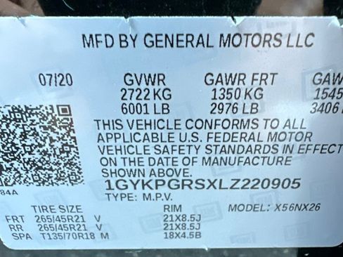 Used 2020 Cadillac XT6 Sport AWD/4WD image 3