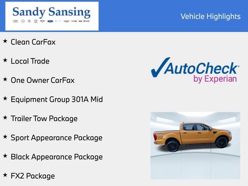 Used 2022 Ford Ranger XLT w/ Equipment Group 301A Mid image 7