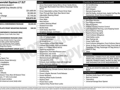 Certified 2020 Chevrolet Equinox LT image 8