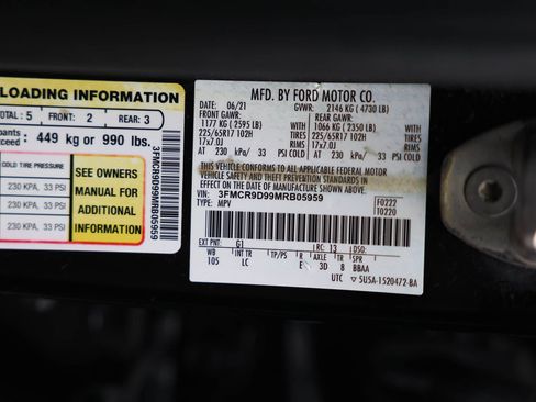 Certified 2021 Ford Bronco Sport Badlands AWD/4WD image 42