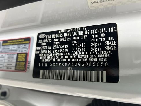 Used 2016 Kia Sorento SX image 35