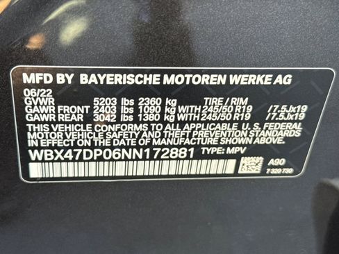 Used 2022 BMW X3 sDrive30i w/ Convenience Package w/ZPA RWD image 40