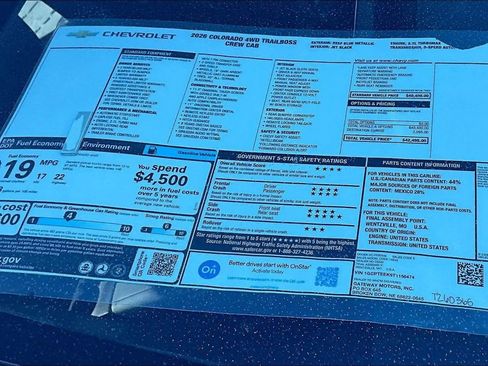 New 2026 Chevrolet Colorado Trail Boss image 15