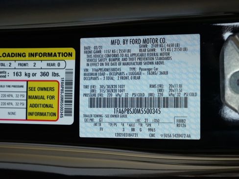 Used 2021 Ford Mustang Shelby GT500 w/ Carbon Fiber Track Pack RWD image 33