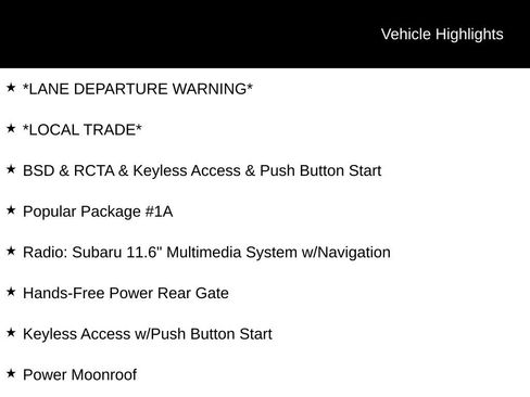 Used 2025 Subaru Outback Premium w/ Popular Package #1A image 6