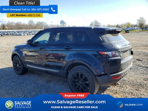 Used 2014 Land Rover Range Rover Evoque Pure image 3