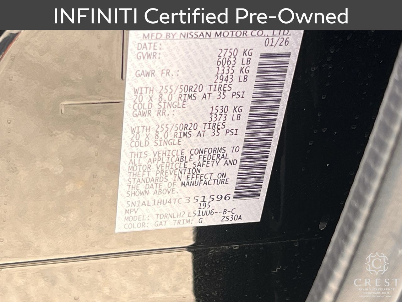 Certified 2026 INFINITI QX60 Autograph w/ Autograph Tech Package AWD/4WD image 33