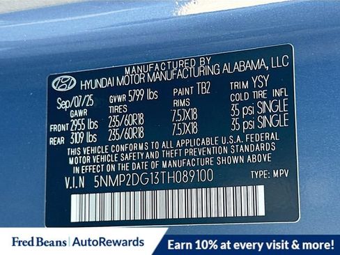 New 2026 Hyundai Santa Fe SEL AWD/4WD image 10
