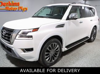 Used 2024 Nissan Armada Platinum w/ Captain's Chairs Package AWD/4WD video 1