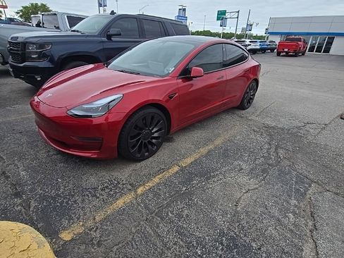 Used 2021 Tesla Model 3 Performance AWD/4WD image 1