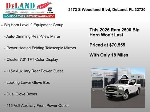 New 2026 RAM 2500 Big Horn image 12