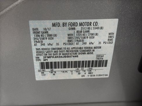 Used 2018 Ford Edge Titanium w/ Equipment Group 301A AWD/4WD image 40